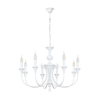 Люстра 53*75 см, 8*E14, 40W, Arte Lamp Collinetta A4094LM-8WH, Белый
