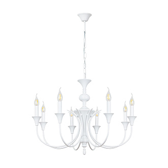 Люстра 53*75 см, 8*E14, 40W, Arte Lamp Collinetta A4094LM-8WH, Белый