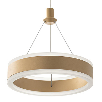 Светильник подвесной 20*30/125 см, LED 20W 4000K Citilux Дуэт CL719012 матовое золото