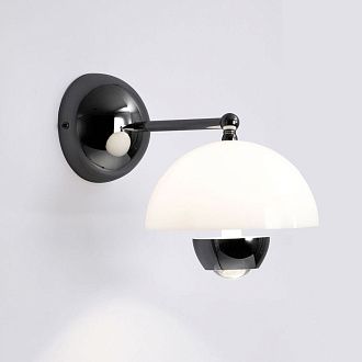 Бра 20 см, 10W, 4000K. Lussole Poughkeepsie LSP-7526, черный