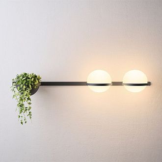 Бра PALMA Wall lamp 1 шар 55*25*22 см, 1*LED*9W, 3000, 4000, 6000K, ImperiumLoft 22.93726, Серый