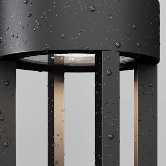 Садово-парковый светильник 9*60 см, LED, 9W, 3000К, Maytoni Vint O458FL-L9GF3K серый
