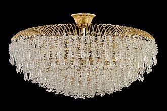 Люстра потолочная *80* см, 16*E14*40W, Arti Lampadari Delia Gold Delia E 1.3.80.105 G, золотой