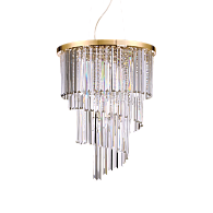 Люстра подвесная ideal lux Carlton SP12 макс.12x40Вт Е14 Золото 213521.  см