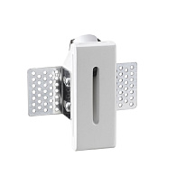 Подсветка для лестниц и ступеней 9 см, 3W, 3000K, Odeon Light Gips 7082/3WL, белый
