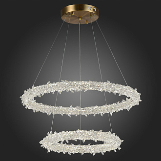 Люстра подвесная 60 см, 80W 3000 - 6500K ST LUCE Lucchero SL6105.203.02 Золотистый