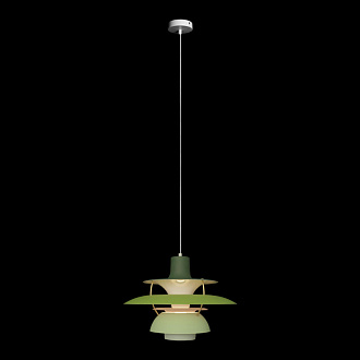 Светильник 40 см, Loft It (Light for You) Floret 10113 Green, зеленый