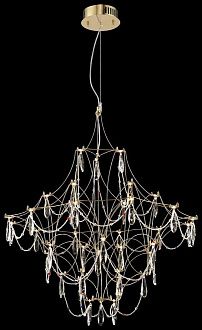 Подвесная люстра 80 см, 36W, 3000K, Wertmark Felicia WE336.36.306, золото