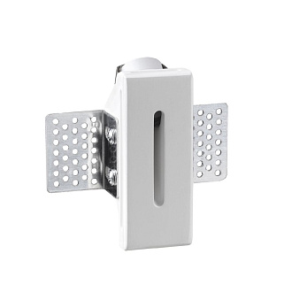 Подсветка для лестниц и ступеней 9 см, 3W, 3000K, Odeon Light Gips 7082/3WL, белый