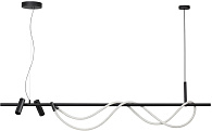 Светильник 180 см, 40W, 4000K, Odeon Light Corda 4391/40L, черный