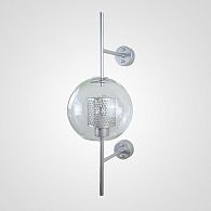Бра CATCH WALL ball L55 steel 20*20*55 см, 1*E27*60W, ImperiumLoft CATCHWALL01, Серебристо-серый