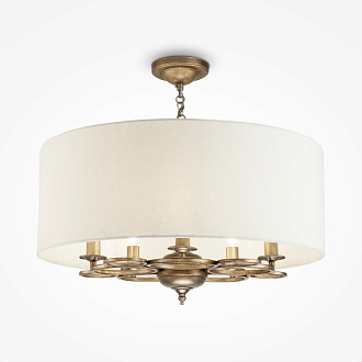 Подвесная люстра Maytoni Anna H007PL-05G, кремовый, диаметр 62см