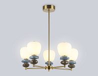Люстра светодиодная на штанге **90- см, **W, 3000K, Ambrella Light High Light LH53164, бронза