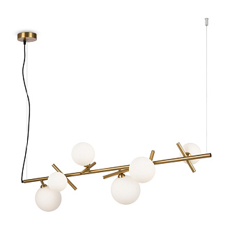 Светильник 112 см, Freya FR5259PL-06BS, латунь