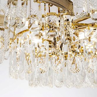Подвесная люстра 50*60/110 см, 9*Е14 MODELUX ML.750.9 GD золото