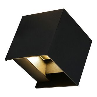 Светильник настенный 10*10*10 см, *LED*10W, 3000K, ST-Luce BRIK SL9513.401.01, черный