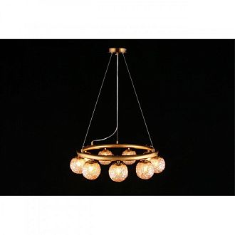 Подвесная люстра 60*50-150 см, 9*G9, 0W, Aployt OLA APL.764.03.09, бронзовый