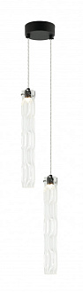 Светильник 15*60*53/150 см, 2*LED 12W Черный Stilfort Still 2163/02/02WP