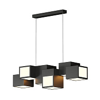 Подвесной светильник 90*22,5*120 см, LED 90W, 3000 / 6000K, Черный LED4U L7600-900 BK