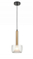 Подвесной светильник  15*157 см, 1*E14 черный, золото Vele Luce Kelly VL5454P01