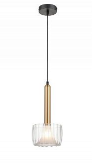 Подвесной светильник  15*157 см, 1*E14 черный, золото Vele Luce Kelly VL5454P01