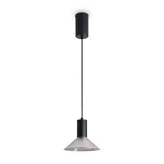 Подвесной светильник 18*200 см, LED, 6W, 3000К, Freya Lake FR6179PL-L6B черный