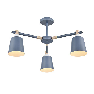 Люстра потолочная 68*36 см, 3*E27 Lumion ROSALINA 8098/3C синий