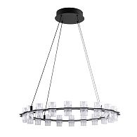Подвесной светильник 8*65 см, 1*LED, 48W, 3000K Divinare Monna 1933/06 SP-44, Черный