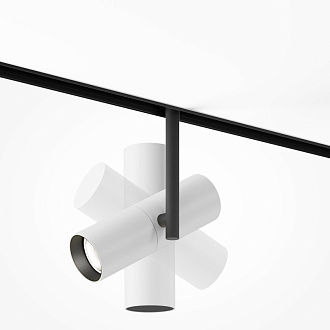 Светильник 5,2*5,2*23,2 см, LED, 12W, Maytoni Technical Elti TR005-4-12W-DS-BW белый, 3000-6000K, Dim, Exility