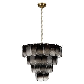 Подвесная люстра 60 см, LOFT IT Gradient 10482/600 Smoke, золото