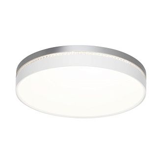Настенно-потолочный светильник 50 см, 76W, 3000-6000K, Sonex Color Nohava Grey 7670/ELN, белый-серый
