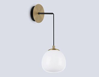 Бра со сменной лампой 13*20*40- см, 1*G9*28W, K, Ambrella Light High Light LH51005, золотой песок, черный