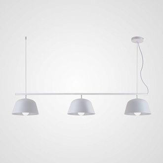 Подвесной светильник Ambit White Long 126*25*20 см, 3*E27*60W, ImperiumLoft MU01, Белый