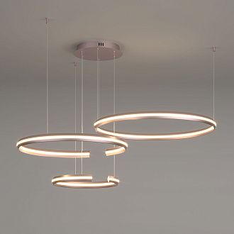 Светильник 111*88*90 см, *LED, 160W, 4200 Eurosvet Gap 90180/3, никель