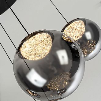 Светильник *50* см, LED*32W, 3000-6000K, Modelux  ML.2338.5 BK, Чёрный