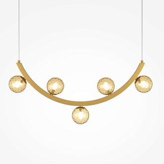 Подвесной светильник 60*8*332,5 см, LED, 12W, 3000К, Maytoni Ambre MOD331PL-L12BS3K латунный
