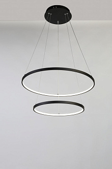 Светильник 60 см, 80W, 4000К Favourite 1764-10P Giro, матовый черный