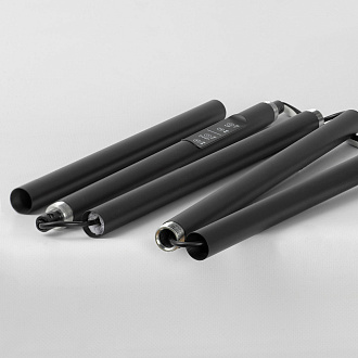 Торшер 25*180 см, 2*LED*30+10W 3000K-5000KK Lussole Carmel LSP-0901-SE черный