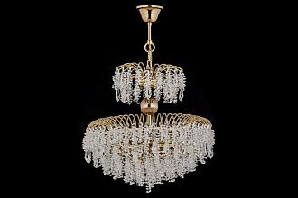 Люстра подвесная *40*40 см, 5*E14*40W, Arti Lampadari Bronte Gold Bronte E 1.5.40.106 G, золотой