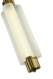 Подвесной светильник 12*150 см, LED, 8W, 4000K Zortes Algoda ZRS.1777.01, латунный
