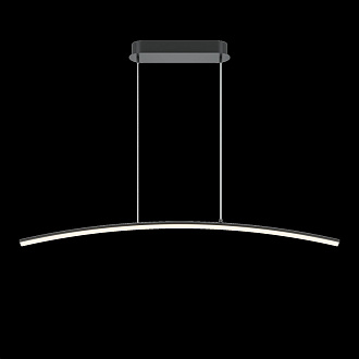 Подвесной светильник 98*7*305,7 см, LED, 15W, 3000К, Maytoni Light Reflection MOD243PL-L18BK черный