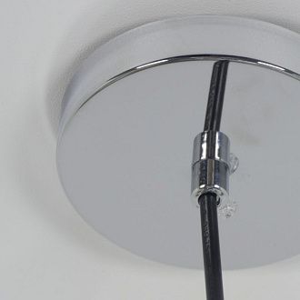 Светильник DZN-12547 ХРОМ + ЧЕРНЫЙ ТОНИРОВАННЫЙ D150*140/H1500/1/E27/40W MELT by Tom Dixon 24-03 VST