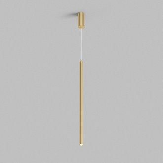 Подвесной светильник 60*2,5*70 см, 1*LED*6W, 3000K, Denkirs ШАЙН ГЛИНГОР | SHINE GLINGOR DK4305-SB, сатинированная латунь
