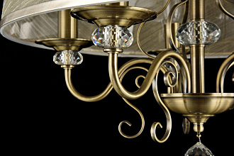 Люстра Диаметр 53 см Freya FR2405-PL-05C-BZ Бронза