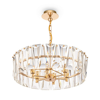 Подвесная люстра Maytoni Puntes MOD043PL-06G, диаметр 53 см, золото