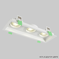 Встраиваемый светильник 26 см, Crystal Lux CLT 068C3 WH, белый, вр 23,5*8 см