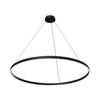 Подвесной светильник 120*120*127,5 см, LED, 81W, 3000К-4000К, Maytoni Rim MOD058PL-L65BK черный