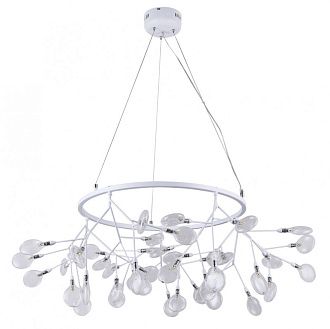 Светильник подвесной 105 см, Crystal Lux EVITA SP45 D WHITE/TRANSPARENT Белый