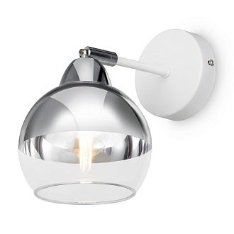 Бра 21*13*-20 см, 1*E27*60W, Freya Джаспер / Jasper FR5225WL-01W, Белый