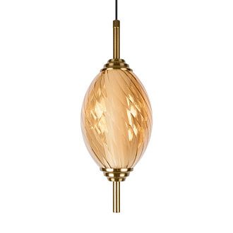 Подвесной светильник *12*-27,5 см, 1*LED*30W, 4000K, LOFT IT Helix 10421/A Amber, бронзовый